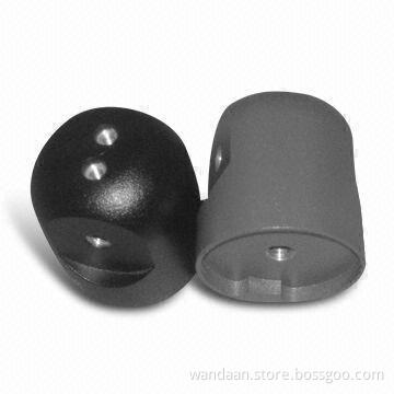 Metal Parts, Made by CNC Machining, Available in Black or Gray Color